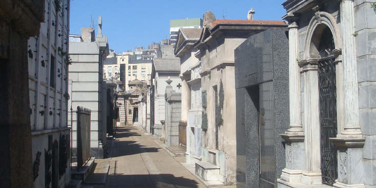 Recoleta-begraafplaats-graf-tombe-Eva-Peron-Evita-Buenos-Aires-Argentinië