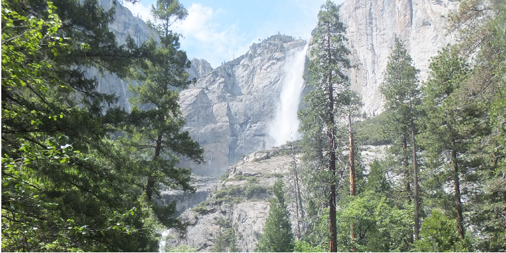 Yosemite-nationaal-park-El-Captan-Falls-Upper-Lower-Valley-rotsen-bergen-Californië-Verenigde-Staten