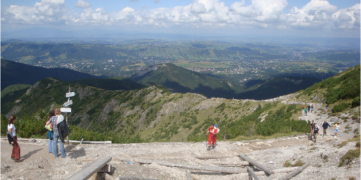 Tatra-nationaal-park-Polen-uitzichtpunt-berg
