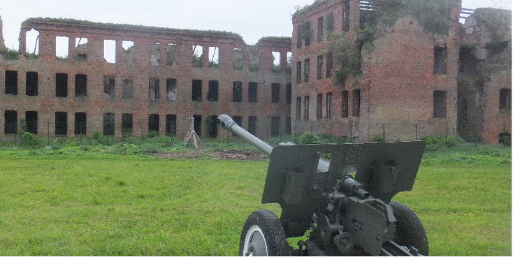 Shisselburg-Shlisselburg-Fort-Oreshek-meer-Ladoga-WW2-Rusland-kanon