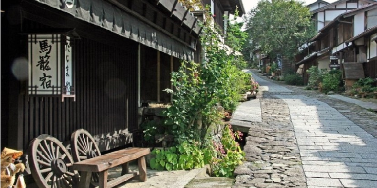 Magome-Tsumago-wandelpad-Japan