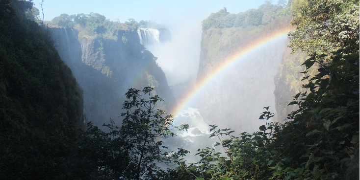 Victoria-Falls-watervallen-regenboog-Zimbabwe-Zambia