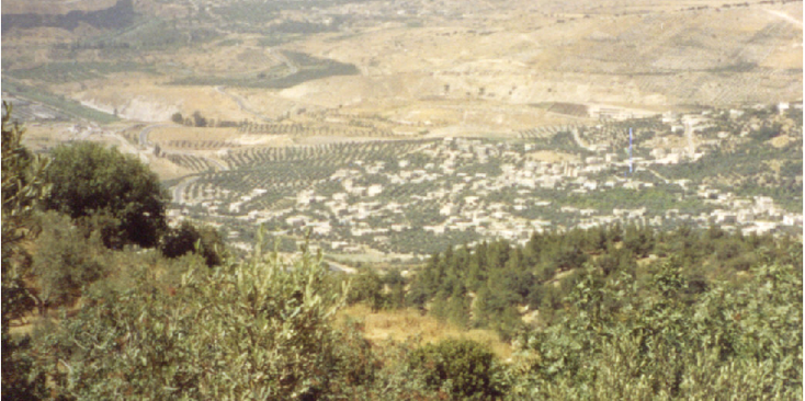 Umm-Qais-Romeinse-ruïnes-uitzicht-Israël-Jordanië
