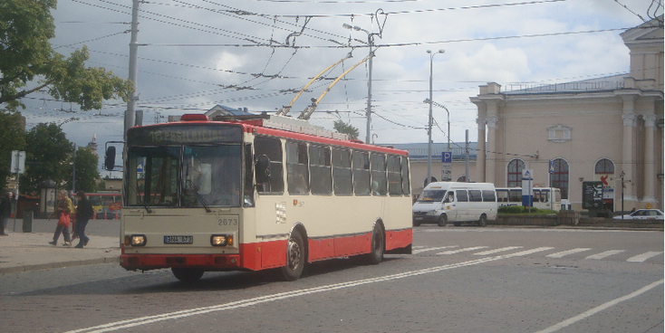 Trolley-bus-Vilnius-Litouwen