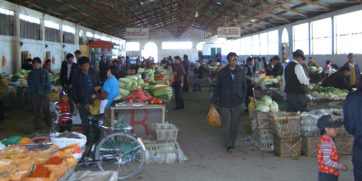 Gyantse-China-Tibet-Market