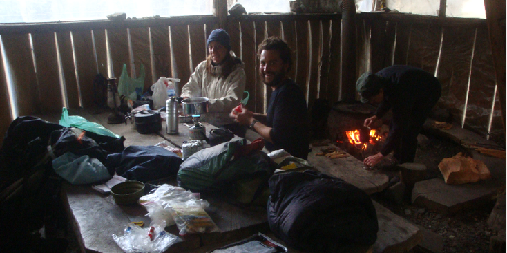 Hielo-Azul-Camping-refugio-Patagonico-Argentinië