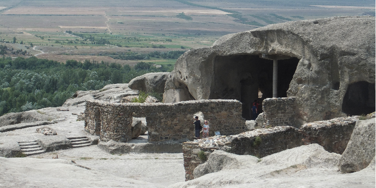 Uplistsikhe-Georgië-grotten