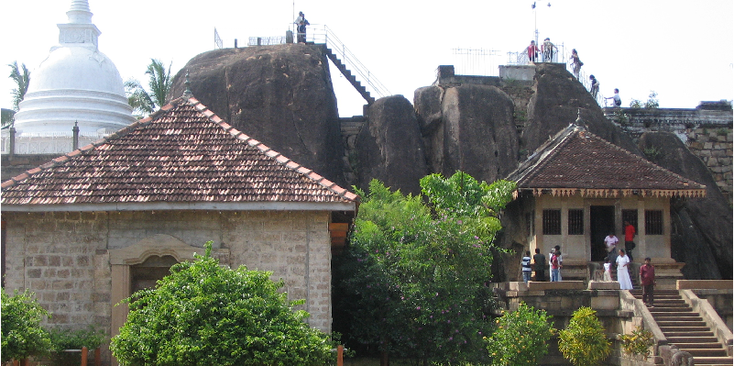 Anuradhapura-Isurumuniya-vihora-archeologie-tempel-Jungle-Koninkrijk-Sri-Lanka