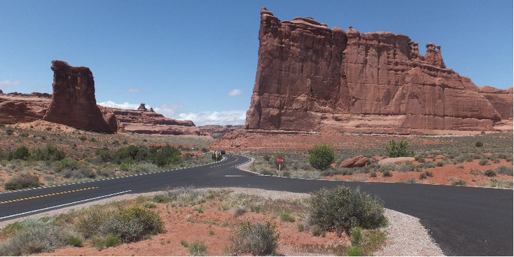 Courthouse-Towers-viewpoint-Arches-Nationaal-Park-Verenigde-Staten