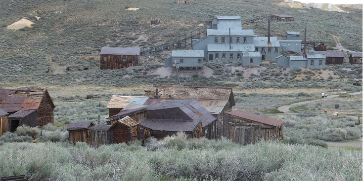 Bodie-Historical-Park-verlaten-mijnstad-barak-houten-Verenigde-Staten