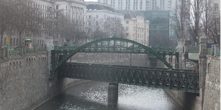 Wenen-brug-rivier-water-Oostenrijk