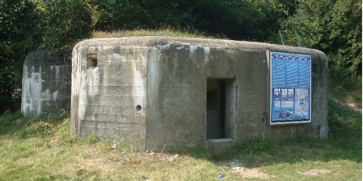 Bratislava-bunker-grens-Tsechoslowakije-Duitsland-WW2-Slowakije
