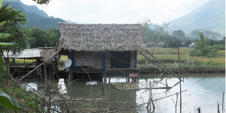 Mai-Chau-Pom-Coong-hut-vijver-Vietnam 