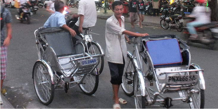 Ho-Chi-Minh-City-Cyclo-fiets-riksja-Vietnam