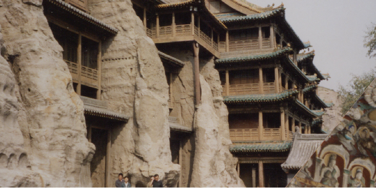 Datong-Yungang-grotten-China-heilige-Boeddha-beelden