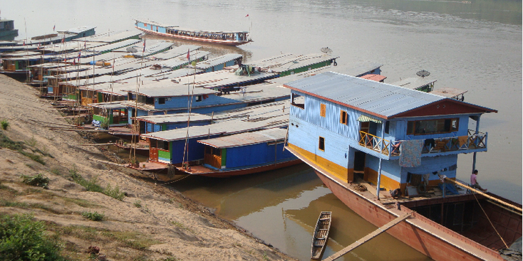 Mekong-rivier-boten-Laos-Thailand