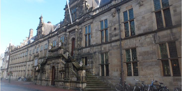 Breezijde-Breestraat-stadhuis-Leiden-trap-Nederland