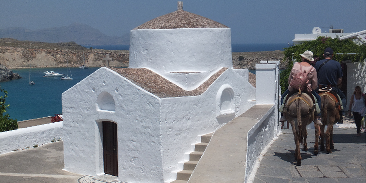 Lindos-Greece-Rhodos-Donkey