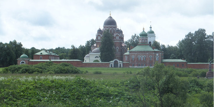 Borodino-klooster-kerk-Moskou-Rusland