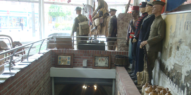 Albert-Musee-de-Somme-1914-1918-Tunnel-WW1-France