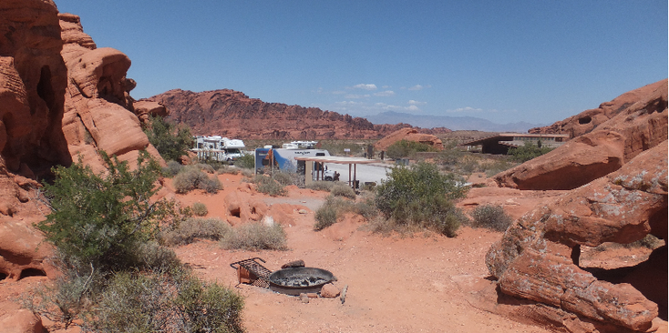 Valley-of-Fire-State-Park-campground-camping-camper-RV-park-Verenigde-Staten