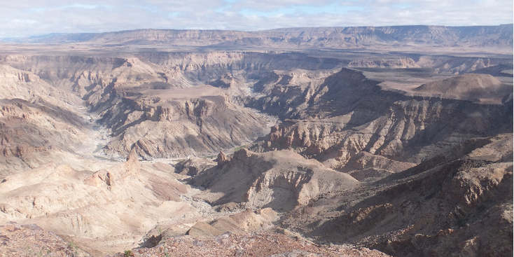 Fish-River-Canyon-kloof-uitzichtpunt-Namibië