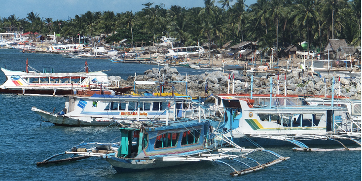 Boracay-pompboot-Caticlan-zee-Filipijnen