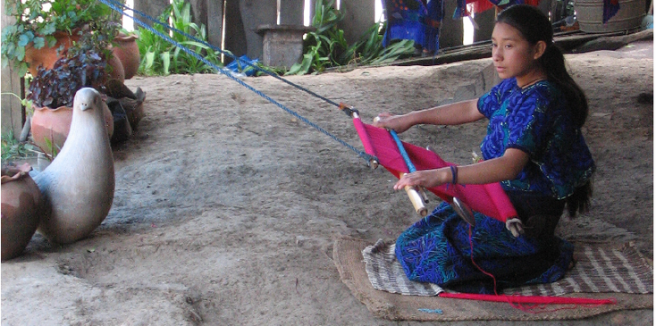 San-Lorenzo-Zinacuantan-Tzotzic-indianen-weven-touw-Mexico