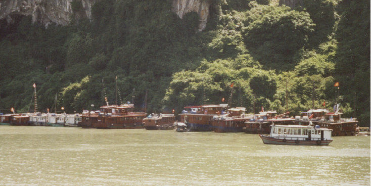 Halong-Bay-Cat-Ba-Boats-Islands-Karst-Mountain-National-Park-Vietnam