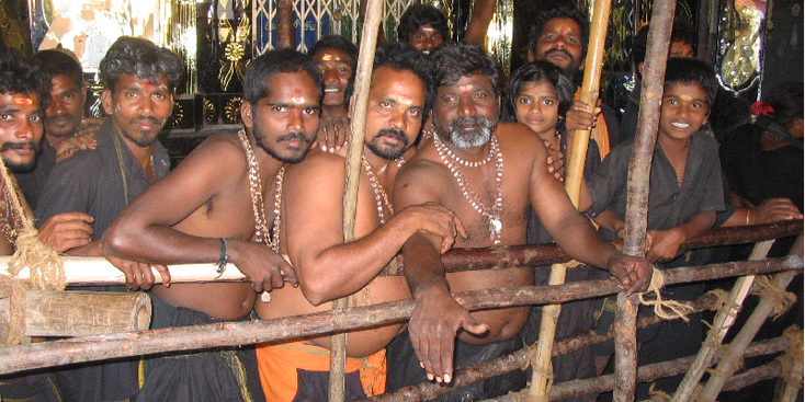 Madurai-Sri-Meenakshi-tempel-Khadi-pelgrim-India