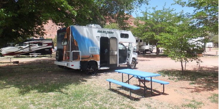 Crazy-Horse-RV-park-Kanab-camper-Verenigde-Staten