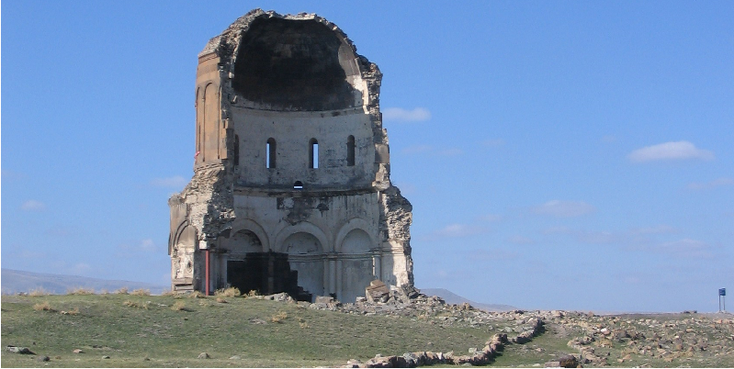 Ani-Capital-Armenia-Ruins-Plateau-Turkey-border-valley