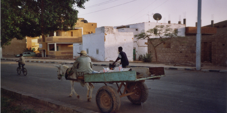 Al-Qasr-oase-ezel-kar-Mut-Dakhla-Kargha-Egypte-straatleven