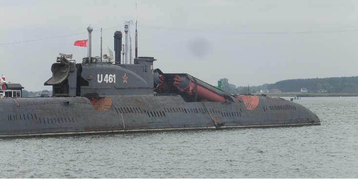 Peenemunde-U461-onderzeeër-haven-Duitsland