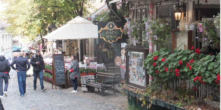 Skadarka-Bohemian-wijk-Belgrado-terras-winkel-shoppen-Servië