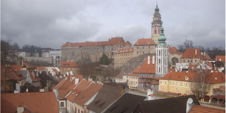 Cesky-Krumlov-Tsjechië-Bohemen-toren-kerk