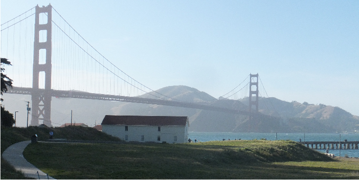 Golden-Gate-Bridge-San-Fransisco-baai-Californië-Verenigde-Staten