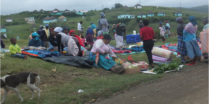 Mdumbi-markt-rondavel-Xhosa-Zuid-Afrika
