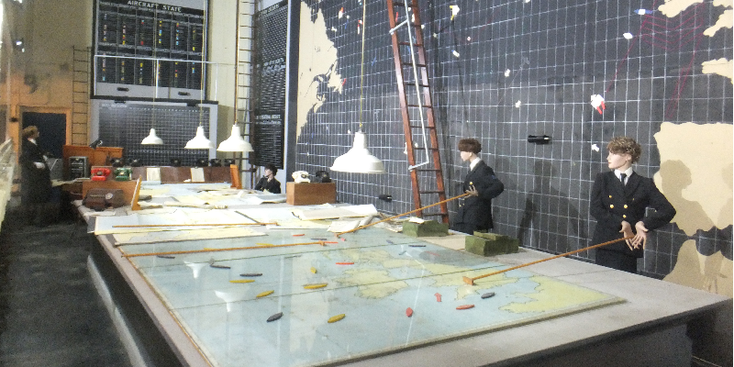Western-Approaches-Liverpool-oorlog-museum-kaarten-Atlantische-Oceaan-WW2-Geallieerden-Engeland