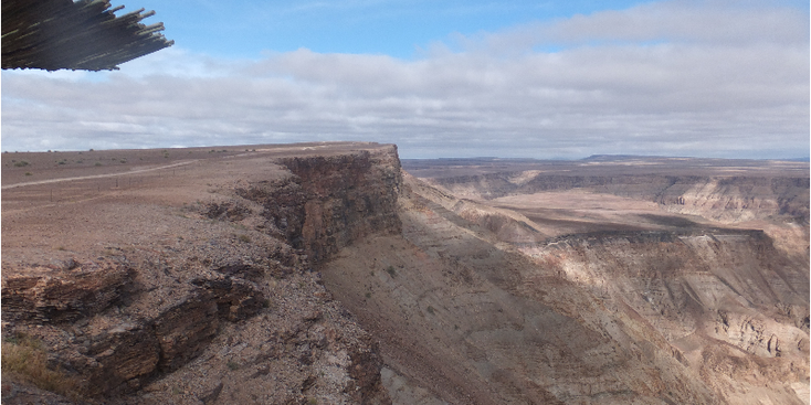 Fish-River-Canyon-kloof-uitzichtpunt-Namibië