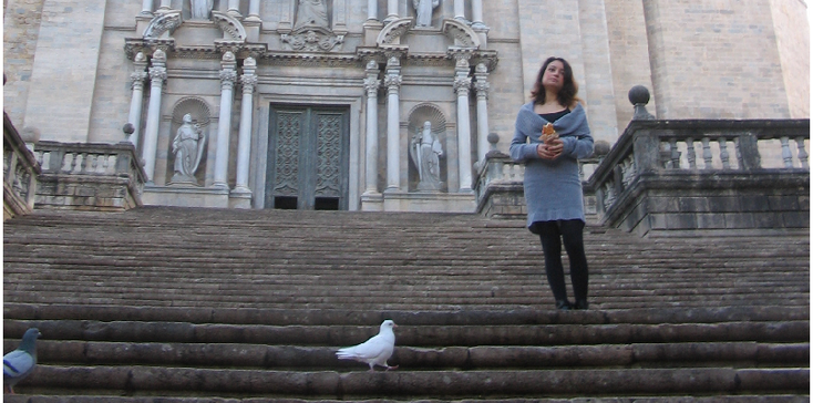 Girona-kathedraal-kerk-trap-beelden-Spanje