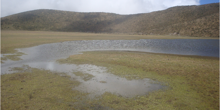 Cotopaxi-nationaal-park-vulkaan-meer-Ecuador