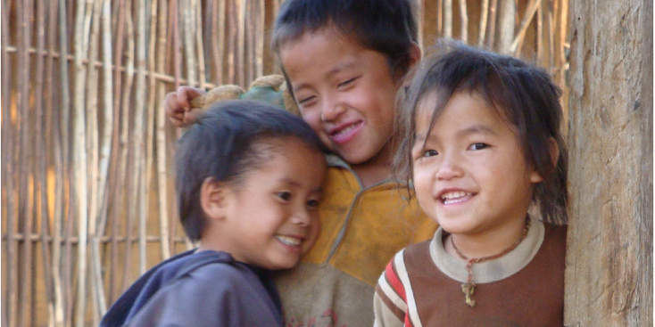 Kinderen-Laos