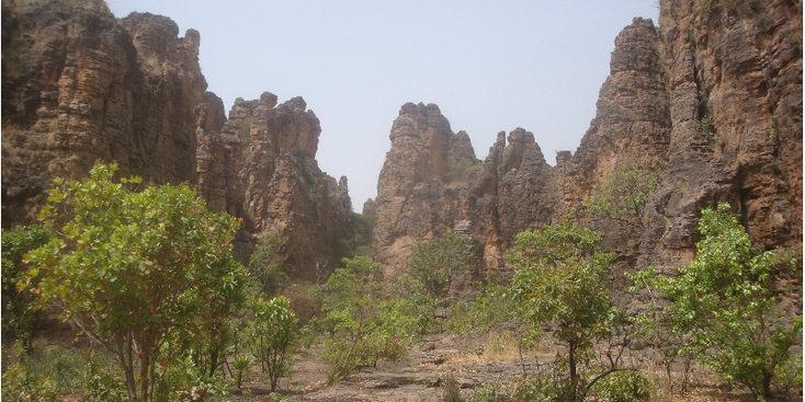 Sindou-piek-Banfora-rotsformatie-Burkina-Faso
