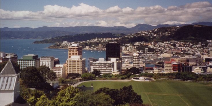 Wellington-baai-Nieuw-Zeeland