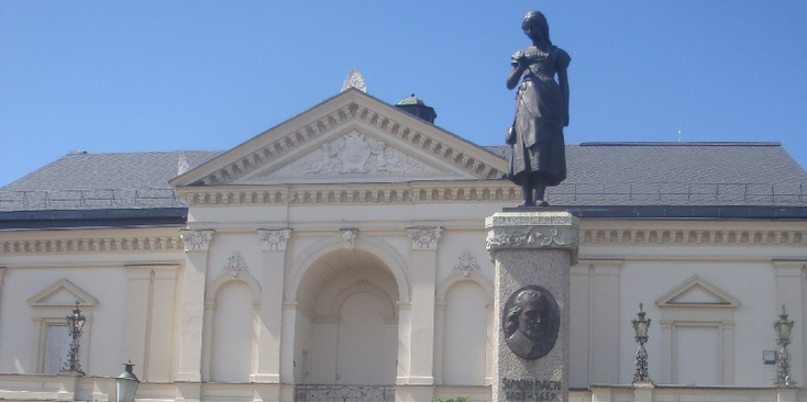 Theaterplein-monument-fontein-Klaipeda-Litouwen