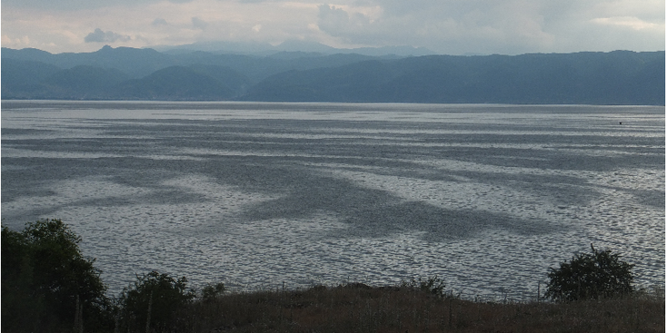 Ohrid-meer-Elsani-klif-Macedonië