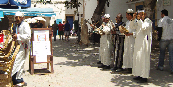Essaouira-straatmuzikanten-Marokko