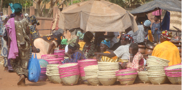 Banfora-markt-manden-Burkina-Faso