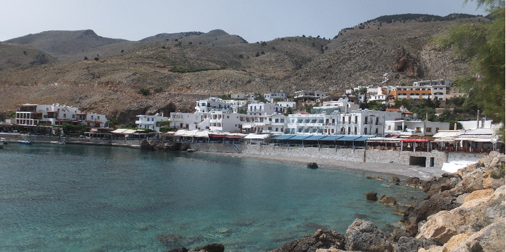 Hora-Sfakion-Kreta-Griekenland-baai-Middellandse-Zee